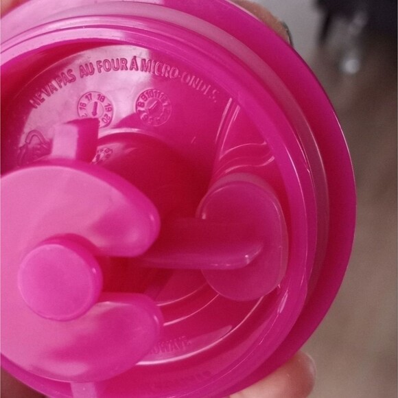 Starbucks Tumbler Cup Cold Soft Touch Sip Lid Pink - Picture 12 of 15